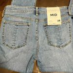 Rag and Bone NWT Cate Mid-Rise Skinny Jeans Peony with Holes Blue 28 Photo 12