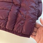 Source Unknown Propel Purple Blue Down Puffer Jacket Coat‎ Layered Womens L Outdoor Warm FLAWS Photo 7