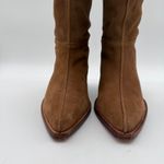 Free People  Western Sway Low Slouch Tan Suede Leather Pull On Boot EU 38 US 8 Photo 6