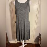 Athleta Santorini Thera Printed Sleeveless Dress in Mojave Laurel/Black. Size L. Photo 1