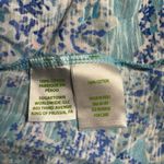 Lilly Pulitzer  Etta V-Neck Blue Ibiza Now You Sea Me Top Size Small Photo 1