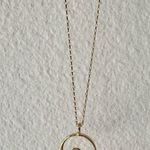 Boutique  Mountain Gold Earring and Necklace Set Photo 1