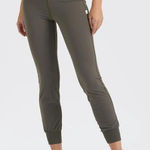 Vuori Daily High Rise Jogger Leggings in Oregano Green Medium Photo 0