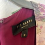 Ted Baker Ceyara stealth floral black dress size 4 Photo 2