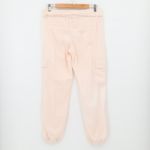SO Blush Pink Cargo Jogger Pants Womens Belted Elastic Waist Comfort Size 16 Plus Photo 1