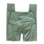 BuffBunny Women’s Luna High Waisted Sage Green Compression Leggings Size Small Photo 6