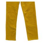 Mother The Tom Cat High Waist Straight Leg Corduroy Pants Hopscotch Size 23 Gold Photo 2