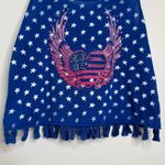 Stars Patriotic strappy back tank top Juniors XXL 19 USA Made Blue Size undefined Photo 2