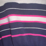 Lilly Pulitzer  Mandarina Stripe One Shoulder Ruffle Sweater Knit Top L Photo 8