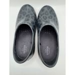 Crocs  Shoes Women 5 Black Gray Leopard Neria Pro II LiteRide Work Clogs Non Slip Photo 7