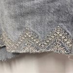 Lucky Brand  The Cutoff Embroidered Light Denim Shorts size 8/29 Photo 2