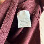 J.Crew Women’s 100% Merino Wool V-Neck Bell Sleeve Sweater S Burgundy Photo 4