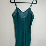 Victoria's Secret Vintage  Gold Label teal lacy camisole slip Photo 0