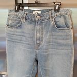 RE/DONE ππ 70's Straight Leg Jeans ~ Daring Indigo With Rip High Waist 31 NWOT Photo 12