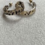Lulus Cheetah print open hoops Photo 4