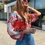 ZARA Blogger's Fav|NWT Blouse With Scarf Photo 5