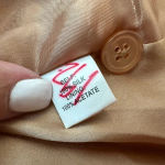 Kay Unger Vintage  New York Rose Gold Silk Blazer Jacket Women’s Size 10 Medium M Photo 9