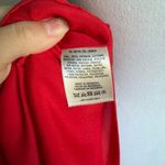 Maeve Anthropologie  Red Double Layer Crochet Strap Tank Mini Dress Womens 2 Photo 5