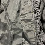 J.Crew Black Wool Ruffle Top/Blazer Size 4 Photo 7