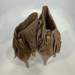 Schutz  tan fringe leather‎ platform heels women’s size U.S. 7 party western Photo 4