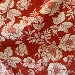 Old Navy sz XXL Womens Linen Red Floral Print Stretchy Pull On Maxi Dress Beach Photo 3