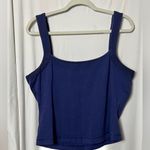 Maeve x Anthropologie Deep Blue Camisole Crop Top Size XL Photo 4