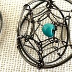 Steampunk Dream Catcher Earrings Sterling silver Photo 3
