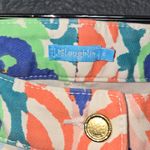 Vibrant Floral Skinny Jeans with Light Blue Base Size 4 Photo 2