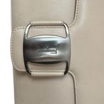 Salvatore Ferragamo Vara Beige Leather Shoulder Bag Photo 6