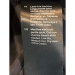 COS  Black Cotton Skirt with Mini Length Lining Back Split and Zip Size 4 Photo 4