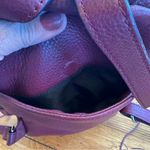 Rebecca Minkoff Mini Julian Pebbled Leather Backpack Burgundy EUC Photo 7