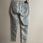 ZARA  Snake skin high rise skinny jeans size 8 Photo 9