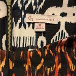 Dress Barn Size 12 Colorful Scuba Abstract Tribal Print Dress fit and flare Photo 5