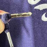 Nike Hoodie Women Small Full Zip Long Sleeve Pocket Purple Swoosh Gym Cruise Photo 7