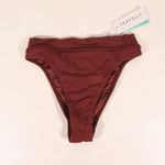 Seafolly NWT X Revolve Active High Rise Bottom in Plum Photo 6