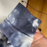 Vans Tie-Dyed Long Sleeve Sweatshirt- Blue and White- Small Photo 3