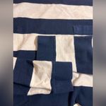 IZOD  Navy and White Striped Sweatshirt M loose fit rugby stripes M Photo 4