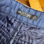 Nasty Gal Collection Quilted Straight Pants Soft Jeans Size US 8 UK 12 EUR 40 Photo 3