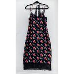 ZARA  trafaluc collection floral lace spaghetti strap  midi slip dress size small Photo 2