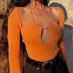 ZARA Cut Out Knit Bodysuit Photo 1