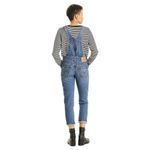 Levi's Bib Overalls Jeans 100% Cotton Adjustable Distressed Straight Med Wash XS Photo 1