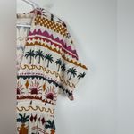 MINKPINK Eyona Short Sleeves Pockets Linen Palm Print Midi Dress Women’s Sz XS Photo 5