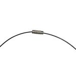 Black and Silver Beaded Multistrand Fringe Necklace for Special Occasions Photo 6