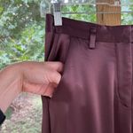 Babaton Aritzia Refined Cargo Pant Brown Satin Size 2 Photo 2