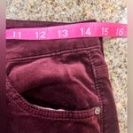 AG Adriano Goldschmied Jodi Velvet Crop High Rise Slim Fare in Burgundy NWOT 27 Photo 6