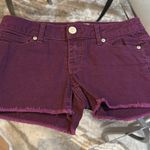 Aeropostale Blackberry Wine Cut-Off Shorts Photo 2
