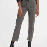 Levi's Levi’s Gray Wedgie Straight Coastal Cowgirl Preppy Minimalist Cheeky Jeans 24 Photo 0