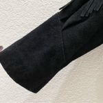 Vintage G4000 Black Fringe Conch Festival Western Leather Cropped Jacket Size S Photo 11