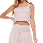 The Pants Store | NWT | Elastic Shorts | S | Blush | CP8994 Photo 2