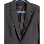 Nine West  Womens Suit Jacket Size 10 Gray Button Front Single Vent Lined Classic Photo 2